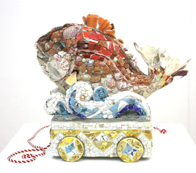 Kayo NISHINOMIYA  蓬萊郷−龍神 , 2011 , 53.7×64.5×35.5cm