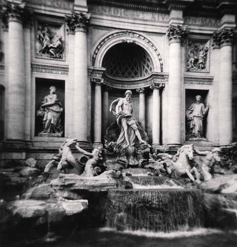 Michael Kenna - Trevi Fountain, Rome, Italy. 2010