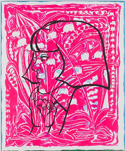 Saiko OTAKE スズラン 2019 アクリル、カンヴァス 60.6×50.0cm