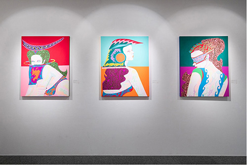 SAIKO OTAKE COLOURIDER at gallery ART UNLIMITED photo&copy;Tomonori OZAWA