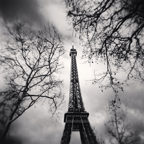 Michael Kenna - Eiffel Tower, Study 10, Paris, France. 2013