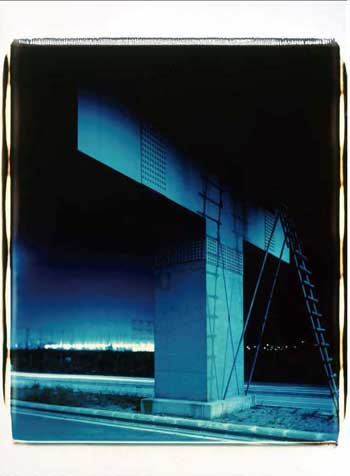 柴田敏雄 　Night Photo_2024-3   神奈川県横浜市  1992 　 ダイ・ディフュージョン・プリント