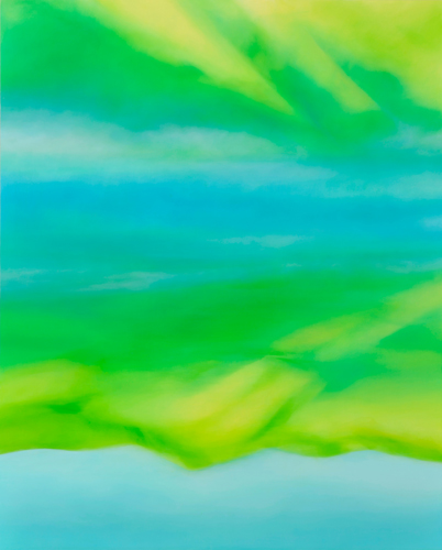Naoko TOMIOKA  Reflections in the Morning Light‐Ⅰ　　2014  acrylic on linen, panel   162×130  (C) Naoko Tomioka