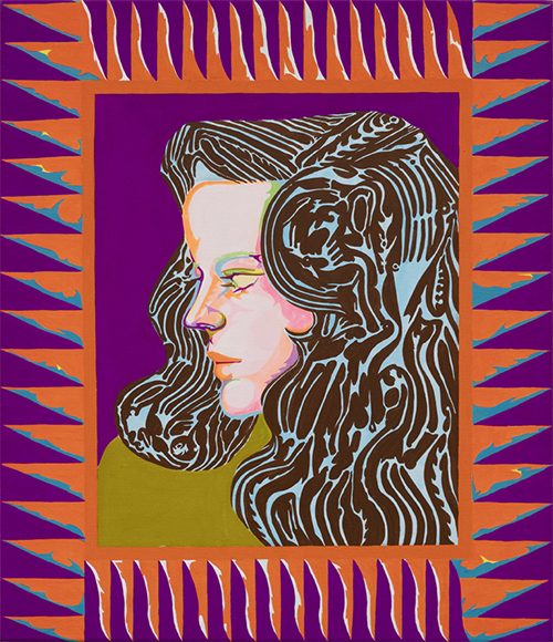 Saiko Otake COURAGE 2024 53.0×45.5cm(F10) Acrylic gouache on canvas