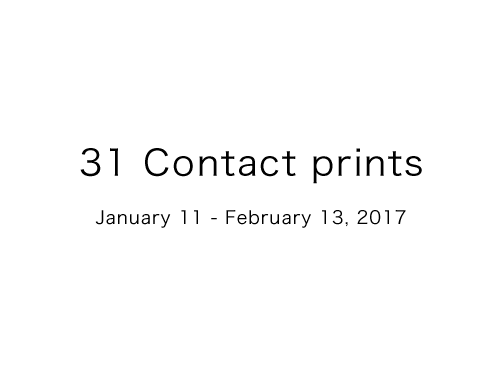Toshio SHIBATA　31 Contact prints