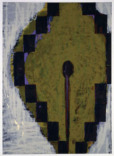 Toeko Tatsuno　Aug-6-89　1989　76.0×55.5cm　Silkscreen on Paper