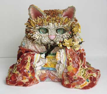 Kayo NISHINOMOYA　「猫の姫－五福梅花」2012