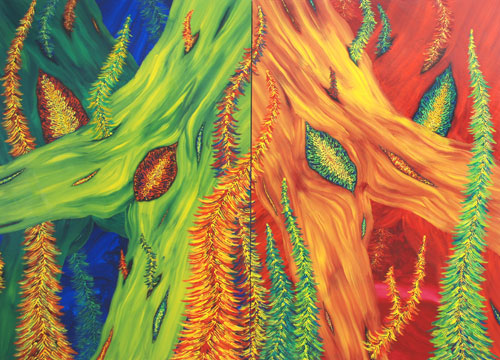 Yoshinori TAKAKURA - 活物寄生―Parasite―15 , 2011, 190 x 260cm, oil on canvas