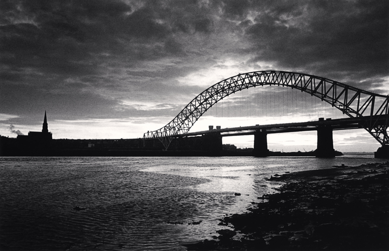 Michael Kenna - Runcorn-Widnes Bridge, Study 2, Cheshire, England. 1973